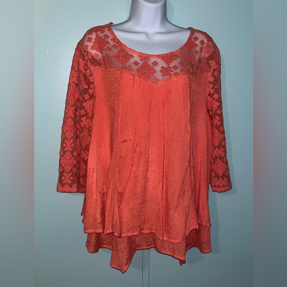 New‎ Directions Blouse Coral